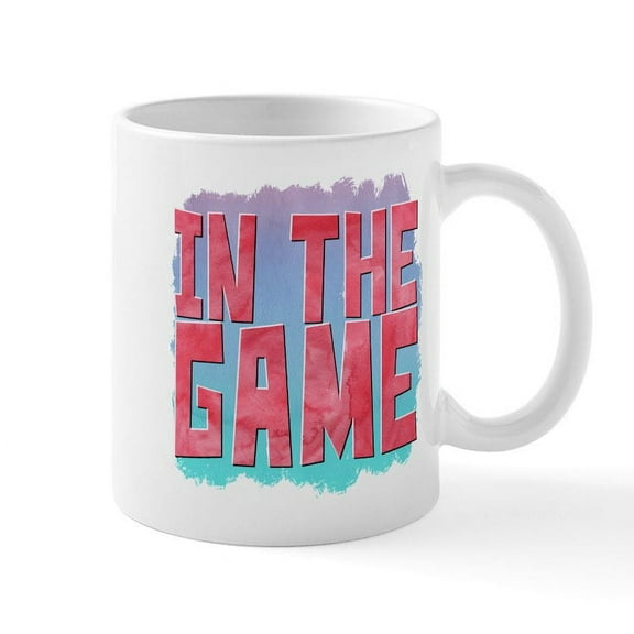 CafePress - In The Game Mugs - 11 oz Ceramic Mug - Novelty Coffee Tea Cup