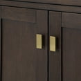 thumbnail image 6 of Water Creation Chestnut 60" Wood Double Bathroom Vanity in Brown Oak/Satin Gold, 6 of 10