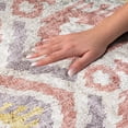 thumbnail image 3 of Addison Rugs Dream Shag Premium Machine Washable Transitional Tribal, Boho Purple Rectangle Rug, 3' x 5', 3 of 8