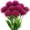 Purple, variant on YardChic Artificial Lily Flowers, Real Touch Artificial Flowers Wedding Bouquet, Bride Bridal Shower, Spring Home Kitchen Table Decor, Fake Lilies for Centerpieces, Party Decorations, 5.9x13.8 Inch
