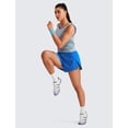 thumbnail image 3 of Shorts CRZ YOGA V con abertura 2.5" tiro alto azul L, 3 of 4