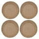 thumbnail image 1 of Almohadilla para cubiertos de 4 Uds. mantel redondo grueso para mesa accesorios de cocina de yute reutilizables, 1 of 3