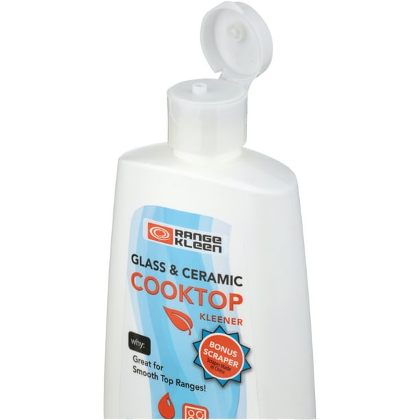 Range Kleen Glass and Ceramic Cooktop Cleaner with Bonus Scraper