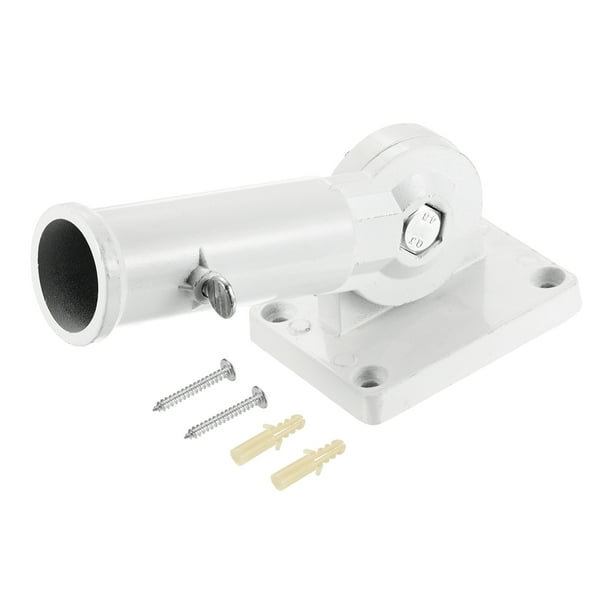 Uxcell Aluminum Heavy Flagpole Holder Wall Mount Adjustable Flag Pole