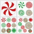 thumbnail image 1 of Template Stencil Clothmile Christmas Candy, 4 unidades, 30 x 30 cm, 1 of 7