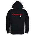 thumbnail image 1 of W Republic 558-293-BLK-04 Chandail à Capuchon Script Duquesne Dukes pour Hommes, Noir - Extra Large, 1 of 1