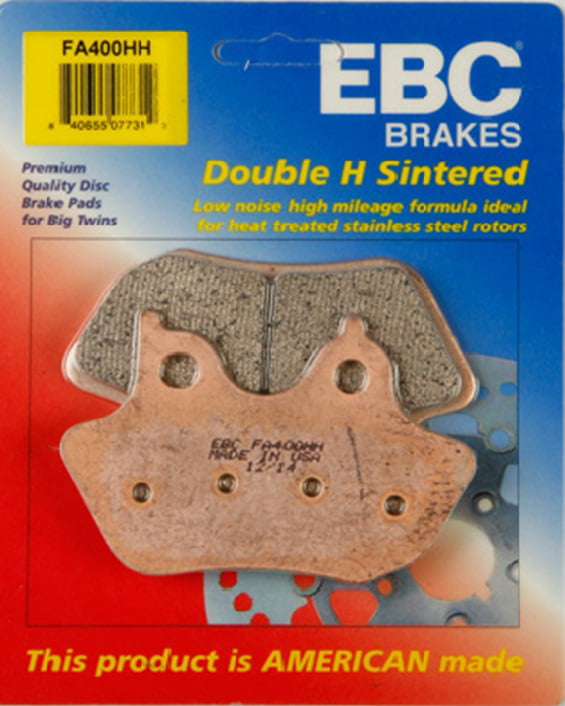 EBC FA400HH Double-H Sintered Brake Pads for '00-'07 Harley-Davidson Motorcycles
