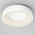 thumbnail image 4 of Artika Aiden Modern Flush Mount Ceiling Light Fixture, White, 4 of 5