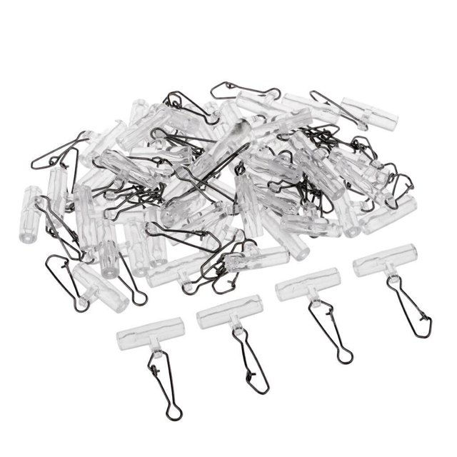 50pcs High Strength Fishing Sinker Slide with Stainless Steel Sinker Slide Heavy Snap Tackle M