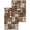 Brown, variant on Country Patch Plaid Kitchen Dish Towels for Drying Dishes Set of 2, Brown Farmhouse Retro Bear Deer Cabin Waffle Weave Microfiber Hand Tea Bathroom Towels Quick Dry & Absorbent Towel 15.7x23.6
