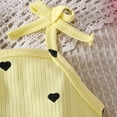 thumbnail image 5 of Nwiuh Baby Girl Ruffled Jumpsuit and Headband Set Yellow for Size 0-3 Months, 5 of 6