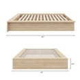 thumbnail image 5 of Nexera James Full Size Platform Bed Frame, Natural Blonde Oak, 5 of 8