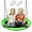 Green, variant on Saucer Tree Swing Seat for Kids 40 Inch Outdoor Round Tree Swing for Children Heavy Duty Safe Durable Easy Install for Backyard Multicolor