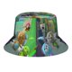 thumbnail image 5 of Wonderoos Sombrero bucket para adultos, gorra de protección solar, sombrero de pescador plegable para viajes al aire libre, pesca y actividades de verano, 5 of 6