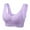 Purple, variant on Sngxgn Women Strappy Sports Bra Yoga Bras Padded Backless Medium Support Tops(Purple,XXXXL)