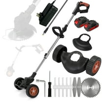 CACAGOO Household Electric Lawn Mower Portable Cordless Grass Trimmer Home Garden Pruning Machine for Lawns Garden and Yard Bush Mowing