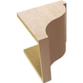 thumbnail image 6 of 12"W x 12"D x 12"H Wide Garner Rough Cedar Woodgrain TimberThane Corbel, Primed Tan, 6 of 6