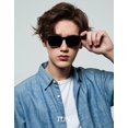 thumbnail image 2 of Gafas de sol polarizadas clásicas cuadradas TIJN UV400 para hombres y mujeres, 2 of 7