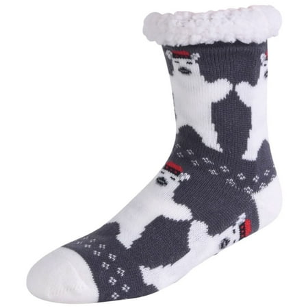 

Women Thermal Christmas Non-Skid Slipper Socks Soft and Fuzzy