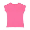thumbnail image 2 of Rabbit Skins Toddler Girls' 100% Cotton Jersey Short Sleeve Tee, Hot Pink, 2T, 2 of 2