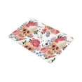 thumbnail image 2 of MKHERT Vintage Sugar Skull Peony Flowers Wildflowers Butterfly Doormat Rug Home Decor Floor Mat Bath Mat 30x18 inch, 2 of 3