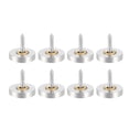 thumbnail image 5 of 22mm Mirror Screws Decorative Caps Cover Nails Brushed Stainless Steel 8Pack, 5 of 5