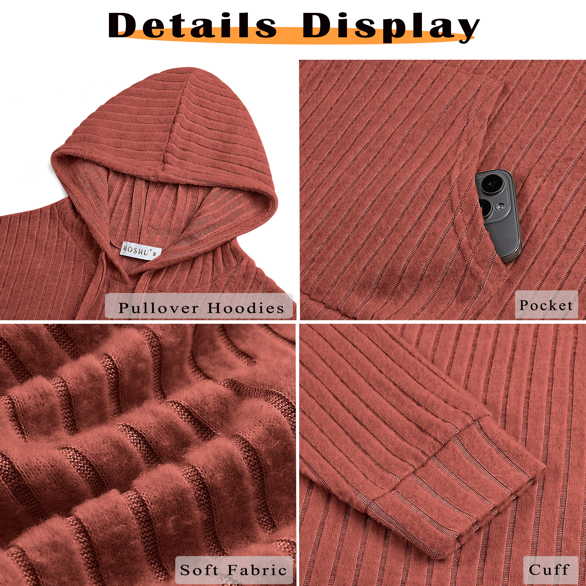 MOSHU Women's Loose Pullover Hoodie photo 5