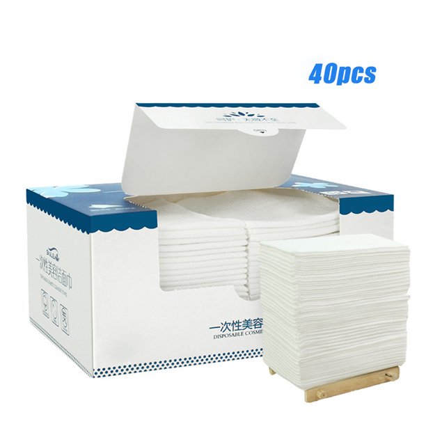 Soft Luxury Disposable Face Cloths Towel Cotton Wash Infection Control