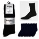 thumbnail image 1 of Lote de 6 pares de calcetines de vestir para hombre, clásicos, informales, de moda, talla 10-13, negros, nuevo., 1 of 2