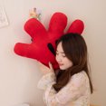 thumbnail image 5 of Almohada de peluche con forma de palma en 3 colores, bonito guante de mano, cojín de peluche, juguetes de peluche suaves, decoración del hogar, regalos de cumpleaños y Navidad, 5 of 5
