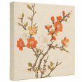 thumbnail image 2 of Ships Next Day Canvas Wall Art 10"x10",Vintage Botanical Wood Framed Canvas Print Painting,Red Spring Floral Botanical Farmhouse Ready to Hang Small Picture Wall Decor for Home Kitchen Nursery Office, 2 of 9