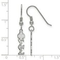 thumbnail image 2 of White Sterling Silver Earring Women'S Greek Phi Sigma 37 mm 5, 2 of 2