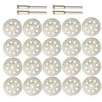 unbranded  20 Pcs Dental Lab Mandrel Grinder Sanding Cutting Seat 5 Inches Diamond Discs