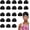 20pcs-Black, variant on 20 count Light Brown Wig Caps for Women, -Thin Stretchy Nylon Lace Front Stocking Caps (Ballet//Daily Use)