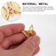 thumbnail image 3 of 5 unids chic metal mariposas encantos brillante bricolaje cristal joyería colgantes decoración, 3 of 5
