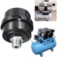 thumbnail image 3 of 2 Pcs Air Compressor Silencer Filter,3/8"16mm Male Thread Metal Shell,metal Intake Fliter Silencer (16mm, 3 of 4