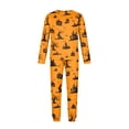 thumbnail image 7 of Halloween Family Matching Pajamas Sets, Halloween Family Leisure Loungewear, Pumpkin Ghost Holiday PJS Sleepwear, Seasonal Halloween Party Family for Home Relaxing Casual Daily Wear Indoor, 7 of 7