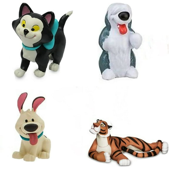 Princess Pets Max Figaro Rajah Brother 4 PVC Cake Topper Figures 3” New