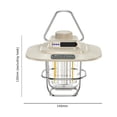 thumbnail image 4 of Linterna LED para acampar, recargable, portátil, para exteriores, luz de tienda de campaña de emergencia (blanco), 4 of 6