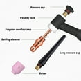 PATKAW 1 Set Welding Torch Kit Gas Lens Welding Torch Body Parts Tip