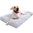 thumbnail image 1 of Cama para perros KSIIA Deluxe, de felpa, lavable para perros grandes, 35 x 23 pulgadas, 1 of 6