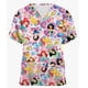 thumbnail image 2 of Camiseta de uniforme de enfermera con cuello en V para mujer, blusa de moda coreana de Disney para mujer, camiseta de bolsillo 2023 para mujer Yk2, 2 of 4