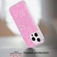 thumbnail image 3 of For Apple iPhone 15 Pro Max Fashion Layer Design Slim IMD TPU Protective, Shockproof Hybrid Stylish Durable Hard PC Cover, XPM Phone Case [Heart Pink], 3 of 9