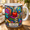 Black, variant on Stained Glass Mug Back to School Student Coffee Cup with Apple Books Globe Design