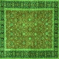 thumbnail image 1 of Ahgly Company Machine Washable Indoor Square Persian Green Traditional Area Rugs, 3' Square, 1 of 1