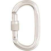 Cypher Oval Polished Screw Gate Carabiner