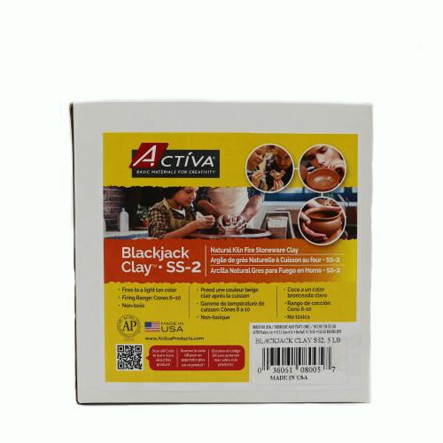 ACTIVA 25 lbs. Blackjack Clay (SS-2) Stoneware Clay