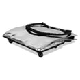 thumbnail image 2 of CleverMade Rolling Tote Cart 62L Collapsible Wheeled Bag, Silver, 2 of 12