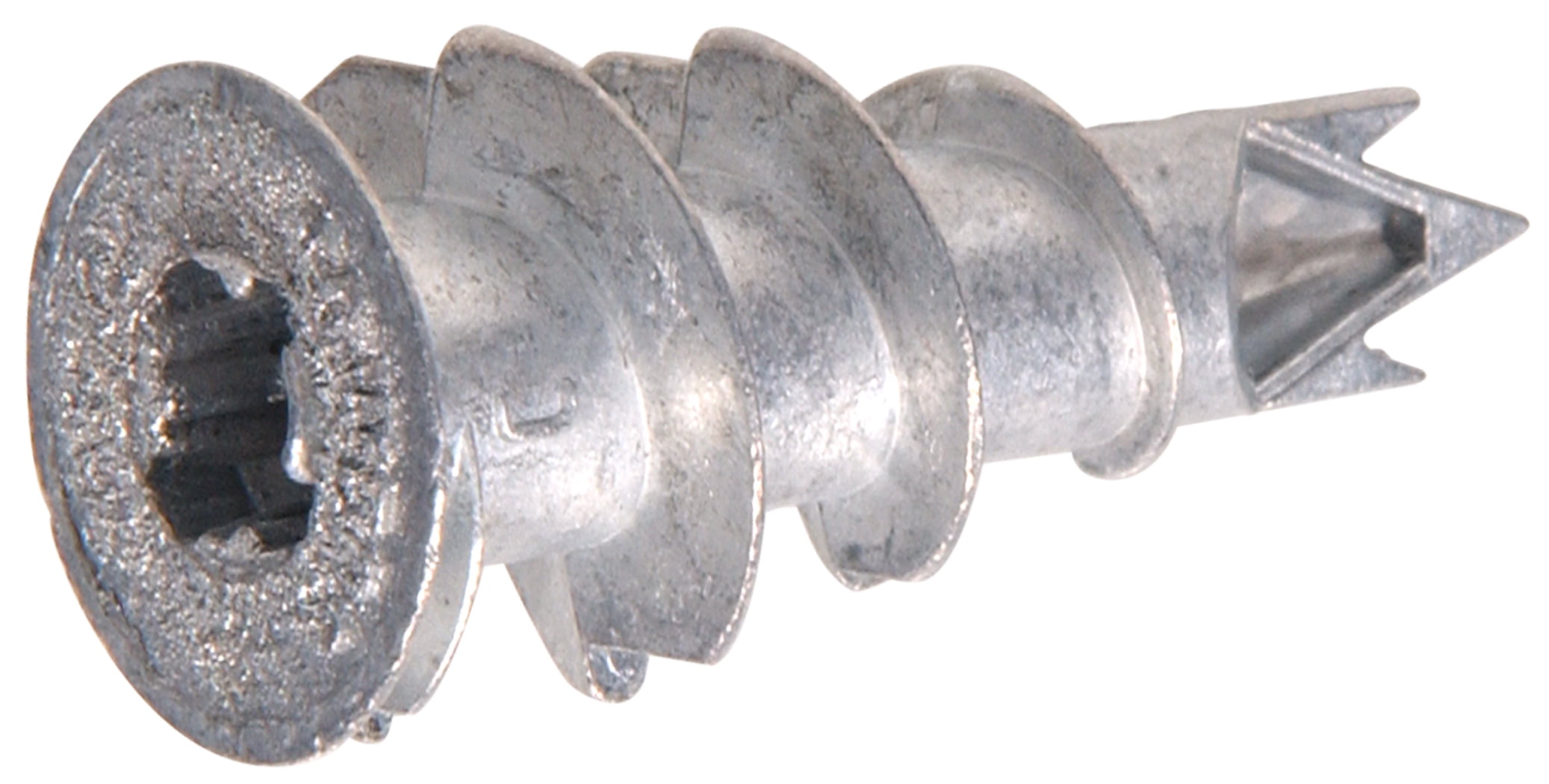 Hillman Drywall Wallboard Anchor Screws, #8, Zinc, 50 lb., Silver, 8 pack