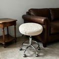 thumbnail image 2 of Stool Cover 12 Inch round Bar Seat Covers with Elastic Bands Sturdy Imitation Silkly Fabric for Home Bar Kitchen Dining Room, 2 of 6